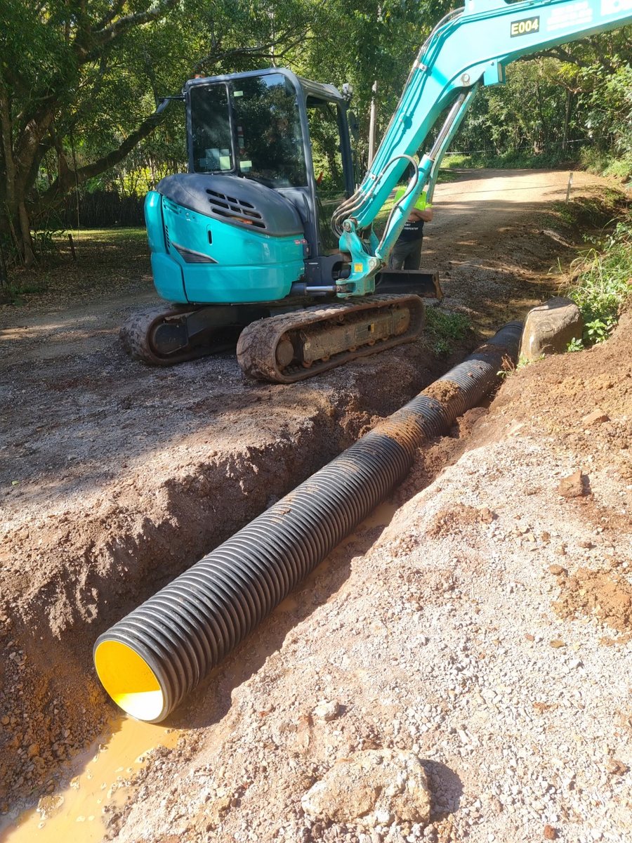 Drainage pipe installation