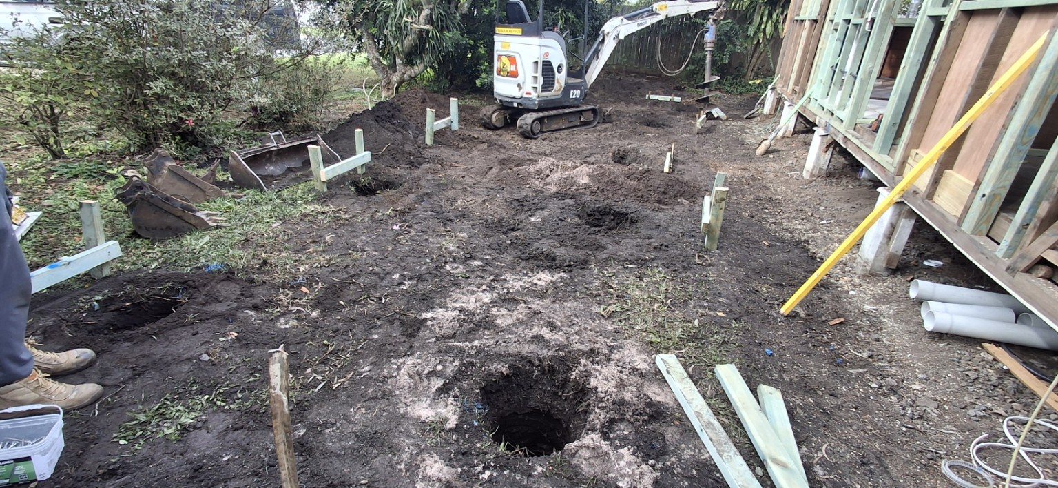 Retaining wall construction